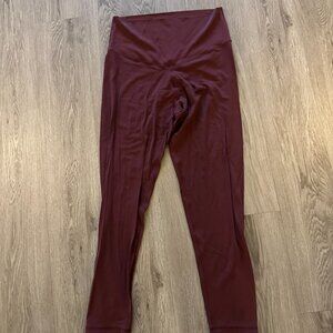 Offline by Aerie Real Me 7/8 Hi-Rise Leggings - Royal Berry (Red) - Large